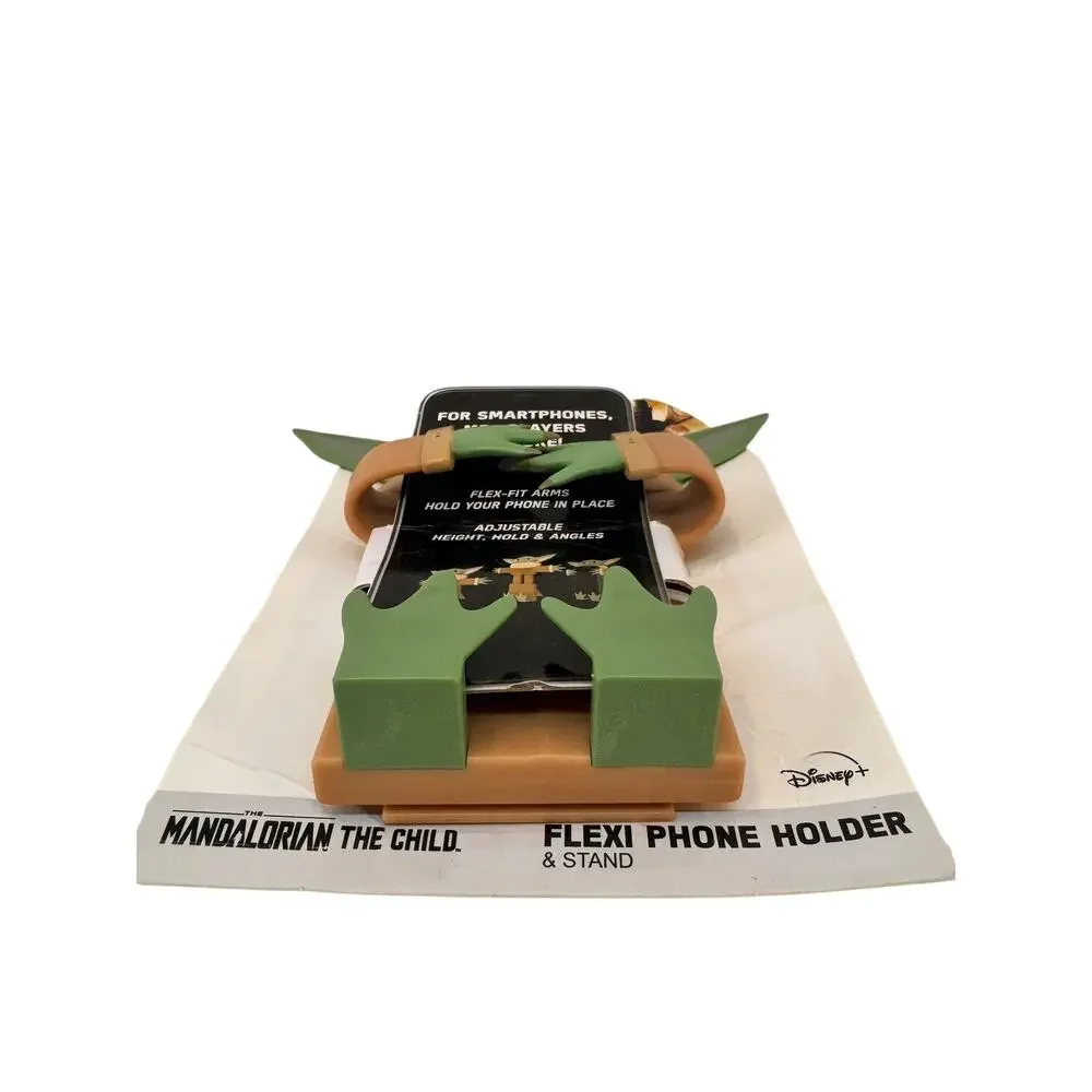 STAR WARS THE MANDALORIAN Baby Yoda Flexi Phone Holder & Stand New! Disney A26